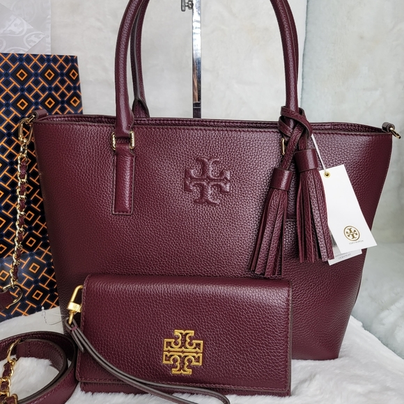 Tory Burch Set Convertible Tote Wristlet Wallet - Picture 13 of 16